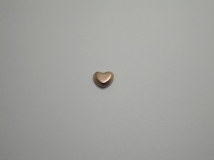 画像1: チタンピアス　ハート　ベビーピンク