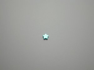 画像1: チタンピアス　フラワー　ライトブルー