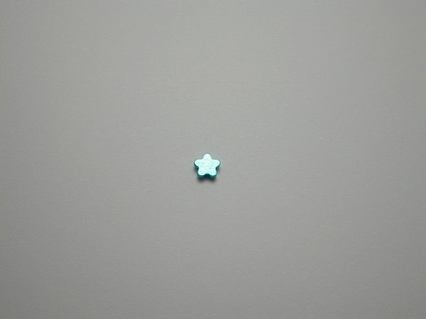 画像1: チタンピアス　フラワー　ライトブルー (1)