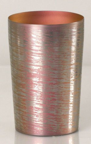 画像1: 二重タンブラープレミアムライト　チタン白樺　ピンク