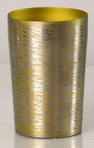 画像1: 二重タンブラープレミアムライト　チタン白樺　ゴールド
