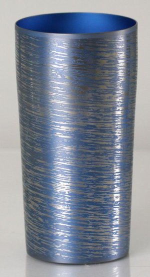 画像1: 二重タンブラープレミアム　チタン白樺　ブルー