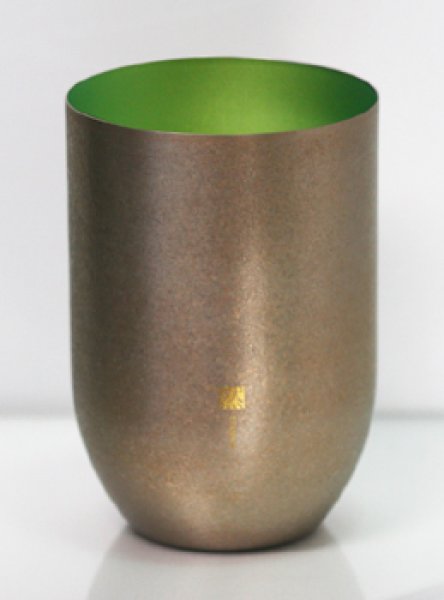 画像1: 純チタン製二重タンブラー　然　ブースター　萌木 (1)