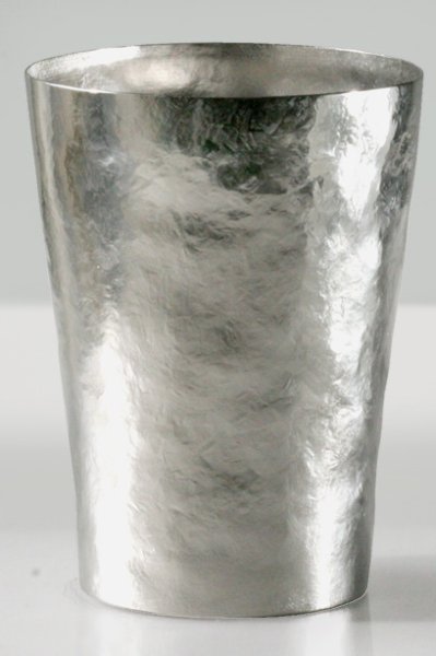 画像1: 純チタン二重タンブラー　玲　和み　　銀鼠 (1)