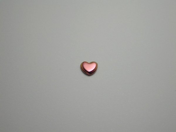 画像1: チタンピアス　ハート　ピンク (1)