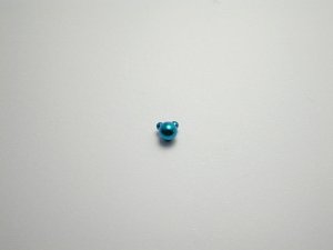 画像1: チタンピアス　ベアー　ライトブルー