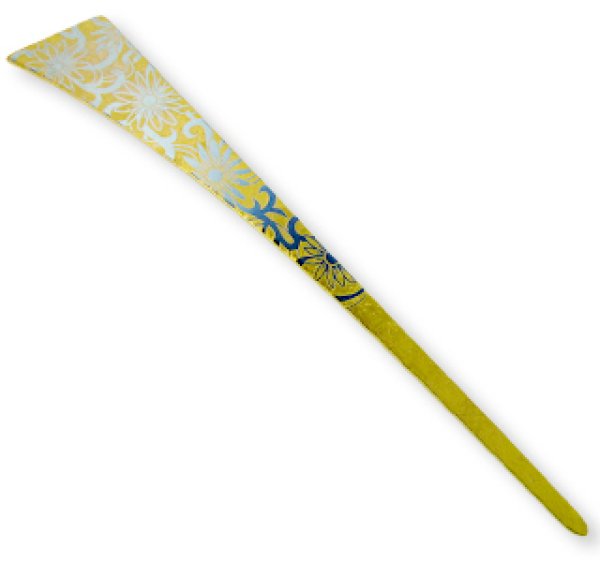 画像1: チタン　かんざし 舞姫　春詩　黄色 (1)