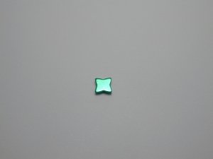 画像1: チタンピアス　ハナ　グリーン
