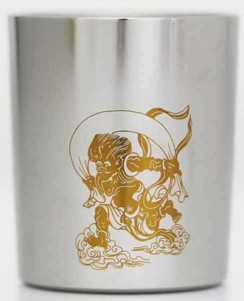 画像1: 和美シリーズぐい呑み　風神＆雷神 (1)