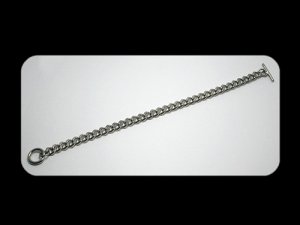 画像1: チタン喜平ネックレスS　５０ｃｍ　チタンプラチナ