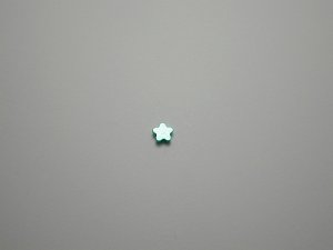 画像1: チタンピアス　フラワー　グリーン