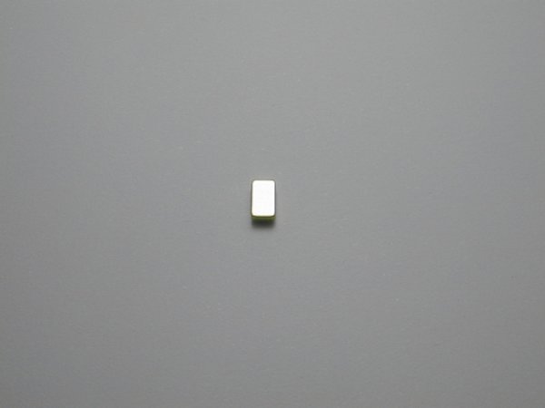 画像1: チタンピアス　長方形　ベビー (1)