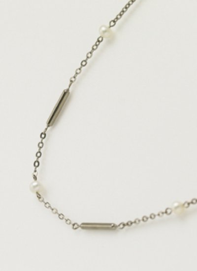 画像2: 磁気ネックレス　パール４３　チタンプラチナ