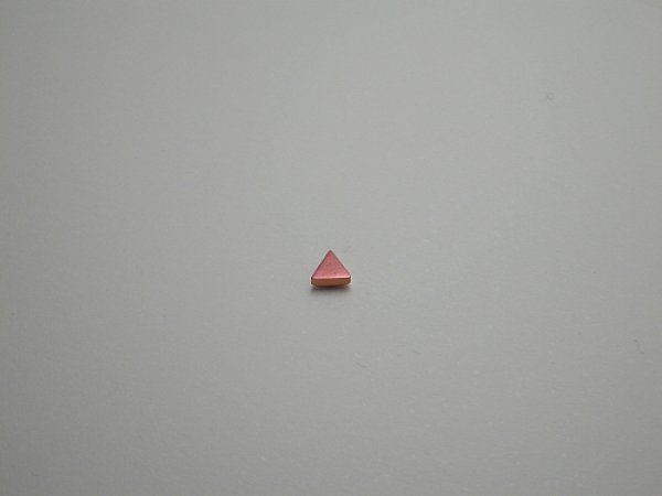 画像1: チタンピアス　トライアングル　ピンク (1)