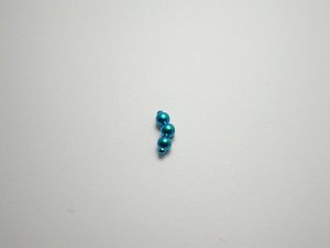 画像1: チタンピアス　スリーボール　ライトブルー