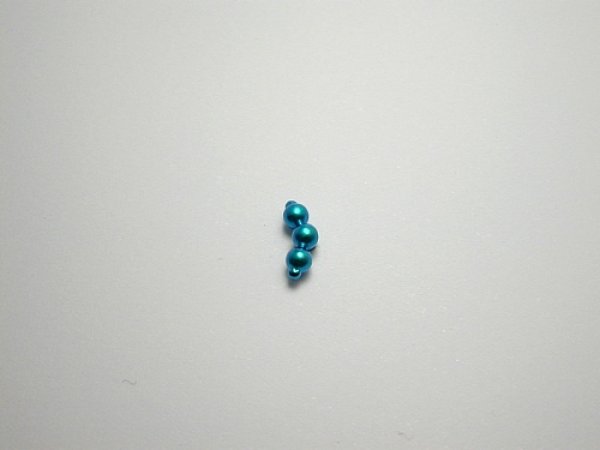 画像1: チタンピアス　スリーボール　ライトブルー (1)
