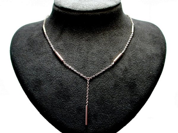 画像1: 磁気ネックレス　ポール４３　チタンピンク (1)