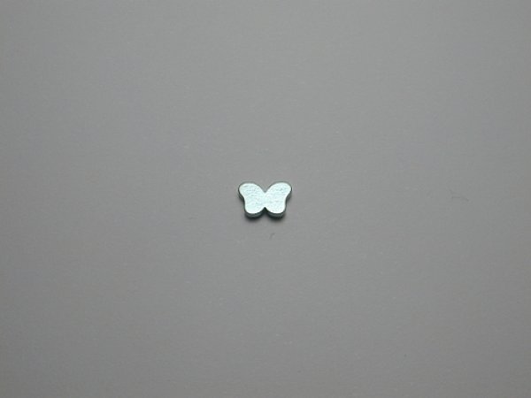 画像1: チタンピアス　ちょうちょ　チタンシルバー (1)