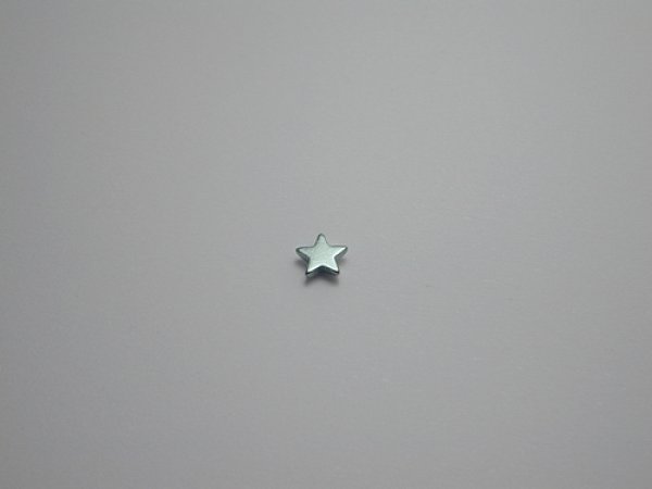 画像1: チタンピアス　スター　チタンシルバー (1)