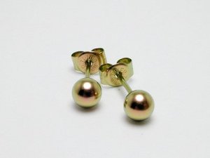 画像1: チタンピアス　球φ5.0　ベビーピンク