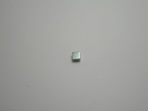 画像1: チタンピアス　キューブ大　チタンシルバー