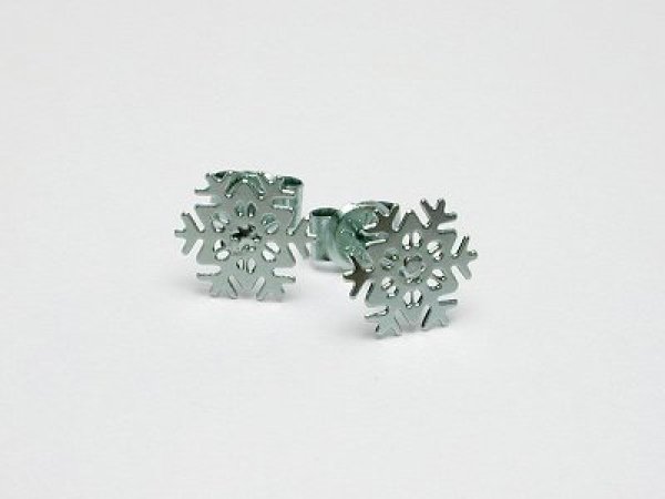 画像1: チタンピアス　ゆきA　チタンシルバー (1)