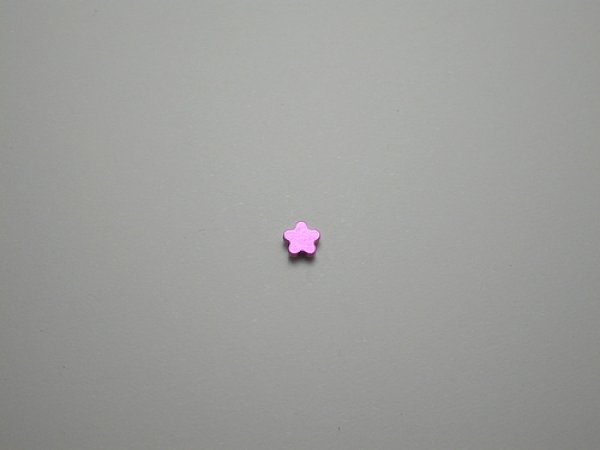 画像1: チタンピアス　フラワー　マゼンタ (1)