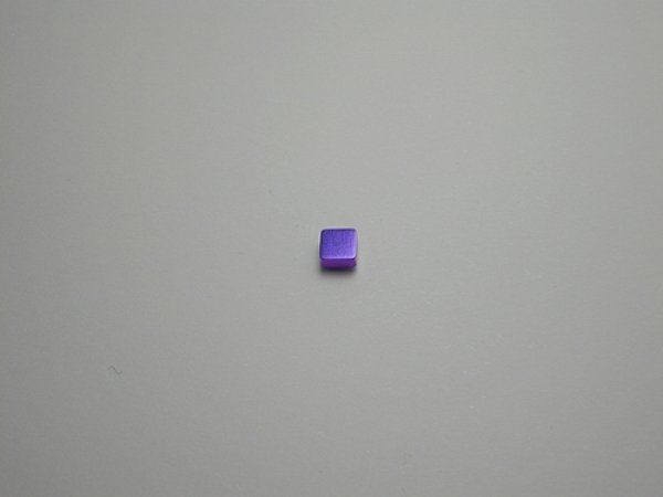 画像1: チタンピアス　キューブ大　バイオレット (1)