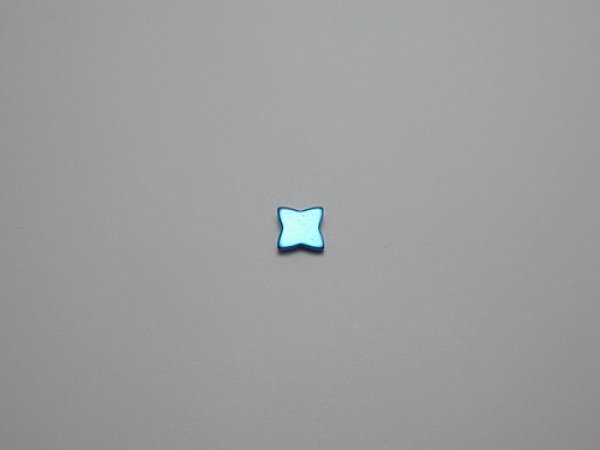 画像1: チタンピアス　ハナ　ブルー (1)